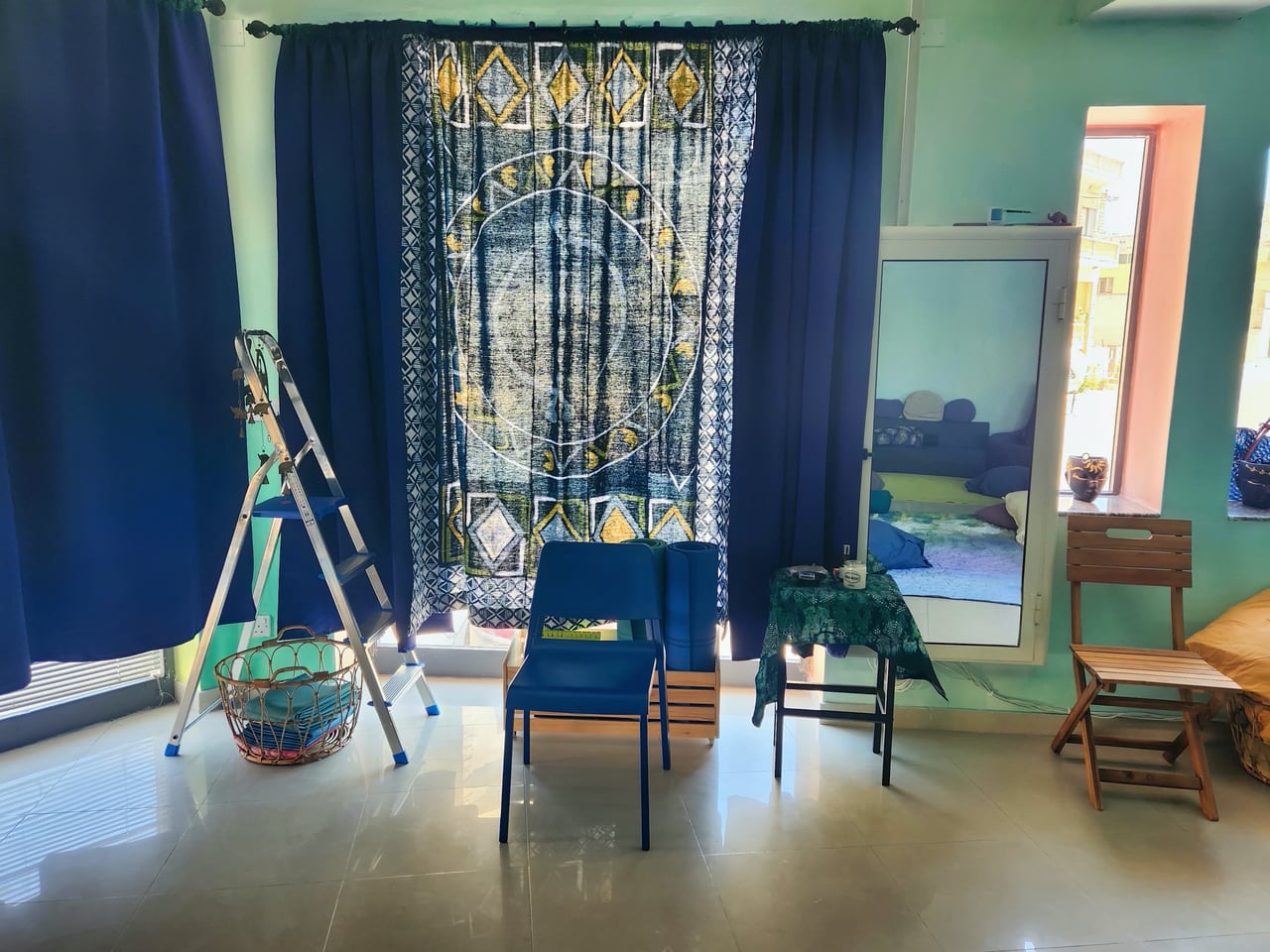 Open floor plan inside the Gozo space