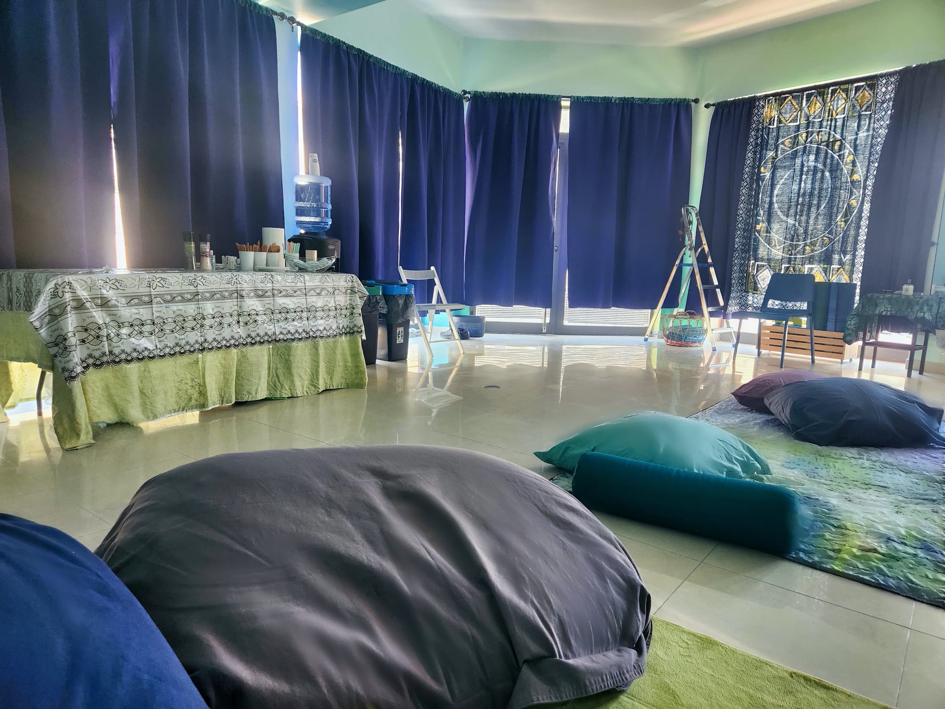 A sun-lit sanctuary on Gozo built for nervous system safety. - Host circles, somatic labs, and intimate retreats in a space already held with care, privacy, and ritual. We set the room, greet your people, and keep the energy soft so you can focus on the work.